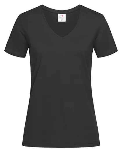 Classic-T V-Neck Women - Black Opal