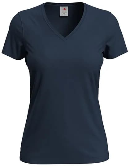 Classic-T V-Neck Women - Blue Midnight