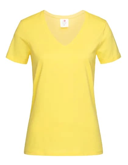 Classic-T V-Neck Women - Yellow