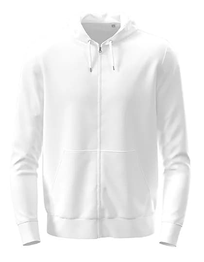 Classic Zip Hoodie - White