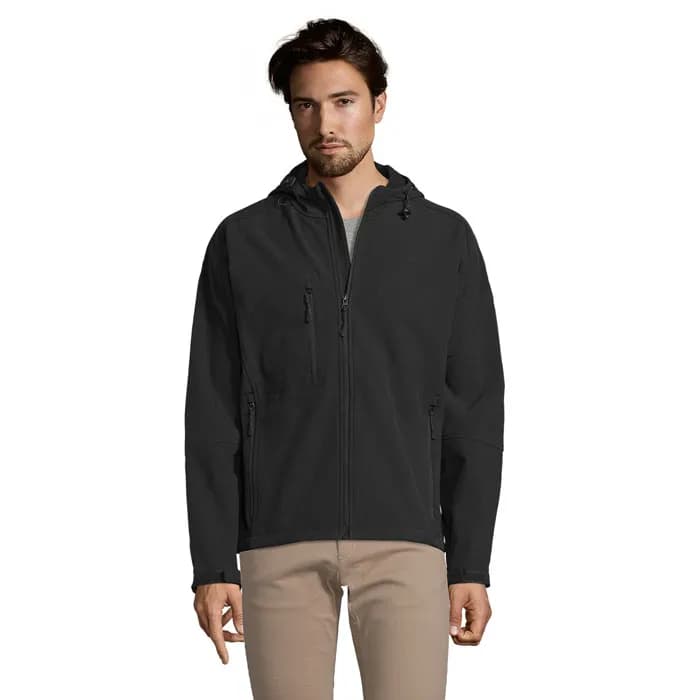 REPLAY HERREN SOFTSHELL - REPLAY MEN - Schwarz