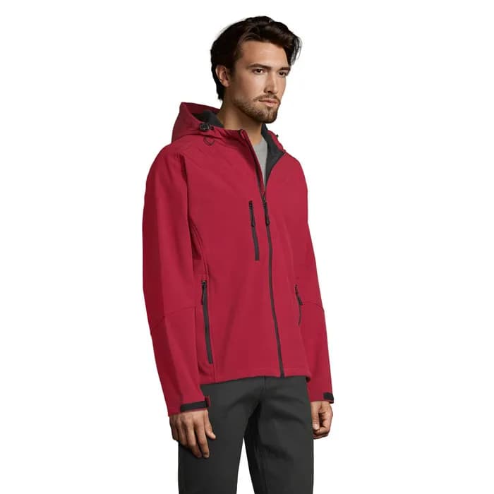 REPLAY HERREN SOFTSHELL - REPLAY MEN - Pepper Red