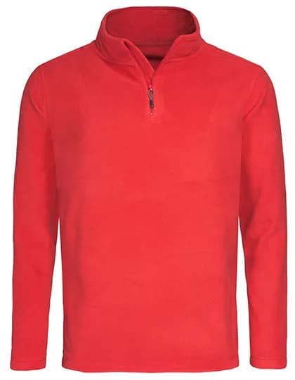 Classic Fleece Half-Zip - Scarlet Red