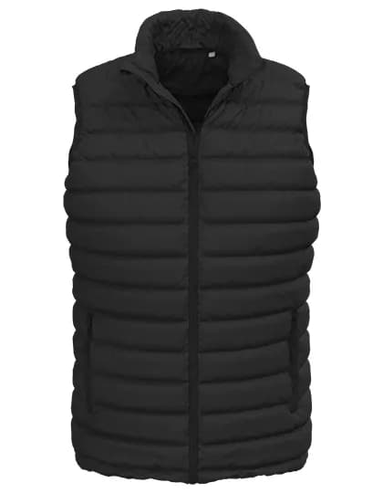Lux Padded Vest Men - Black Opal