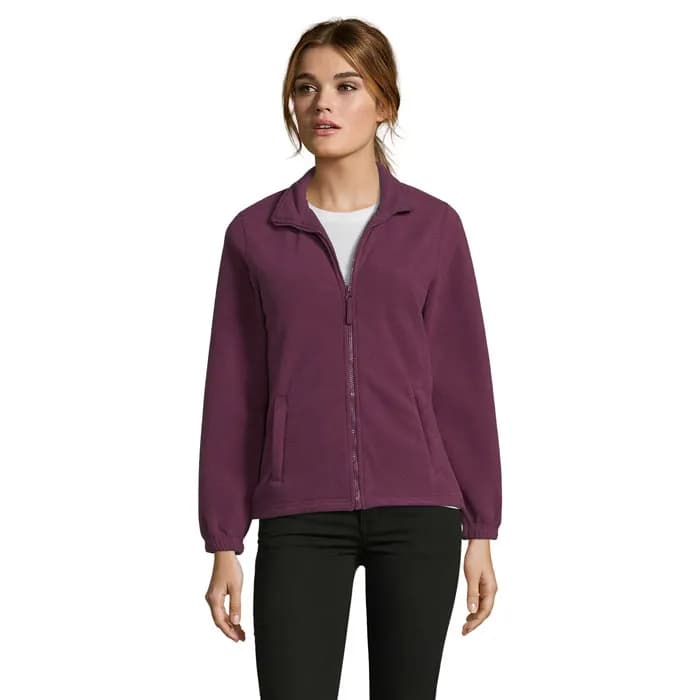 NORTH DAMEN FL JACKE 300g - NORTH WOMEN - Burgundy
