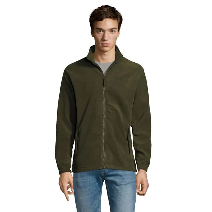 NORTH MEN Fleece-Jacke - NORTH - Army
