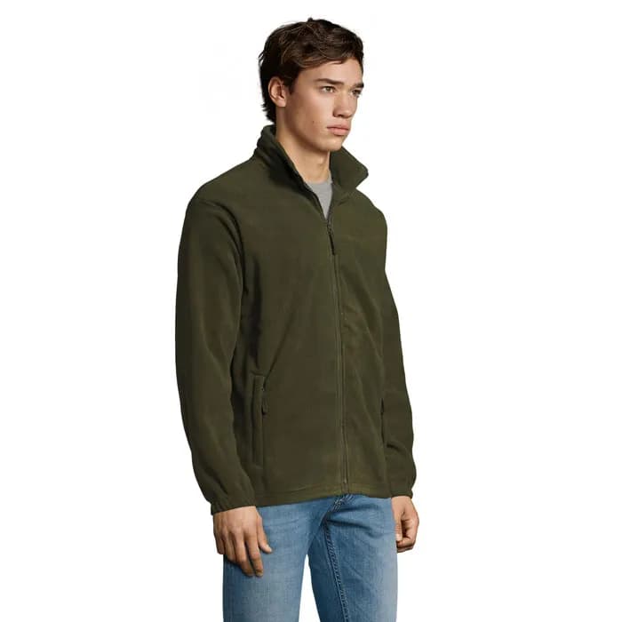 NORTH MEN Fleece-Jacke - NORTH - Army