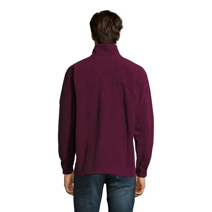 NORTH MEN Fleece-Jacke - NORTH - Burgundy