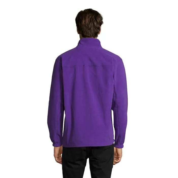 NORTH MEN Fleece-Jacke - NORTH - Dark Purple