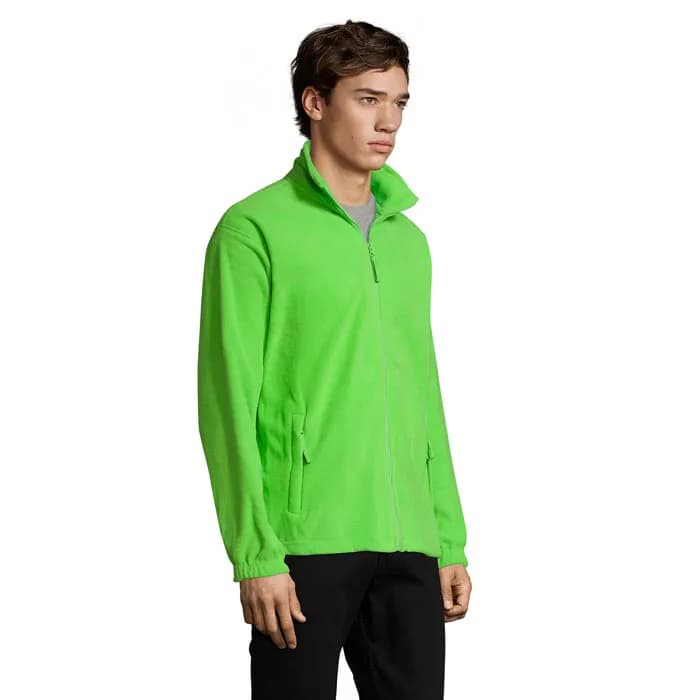 NORTH MEN Fleece-Jacke - NORTH - Lime
