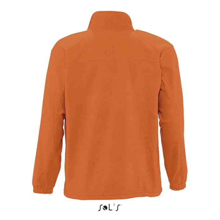 NORTH MEN Fleece-Jacke - NORTH - Orange