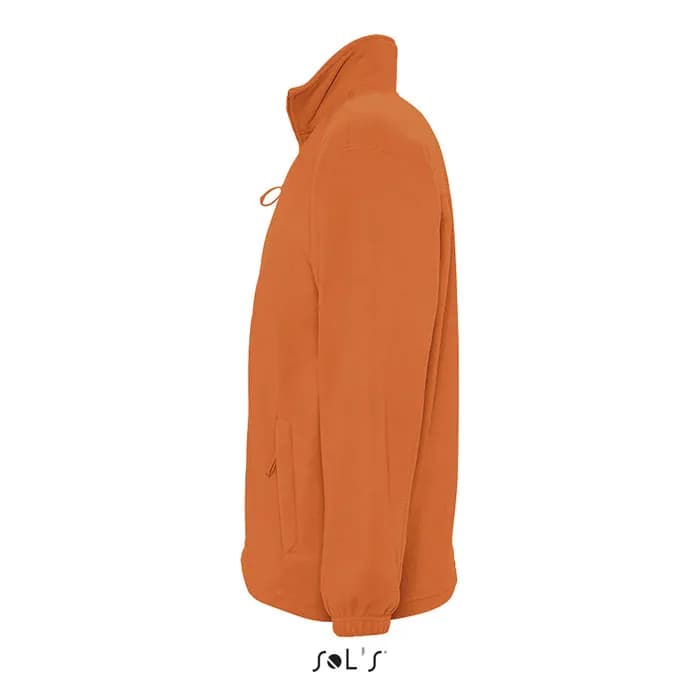NORTH MEN Fleece-Jacke - NORTH - Orange