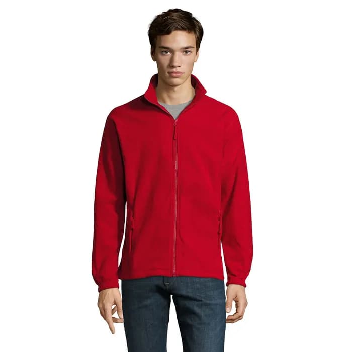 NORTH MEN Fleece-Jacke - NORTH - Red