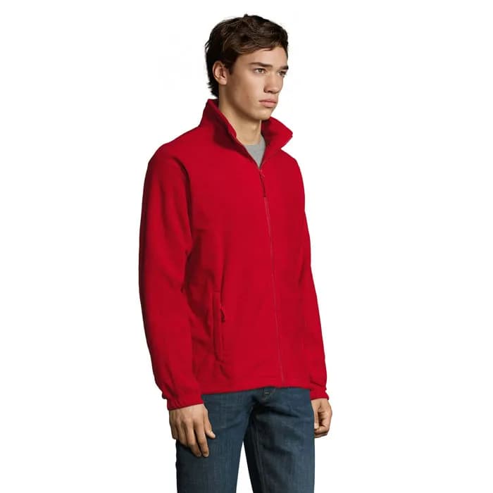 NORTH MEN Fleece-Jacke - NORTH - Red