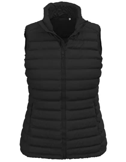 Lux Padded Vest Women - Black Opal