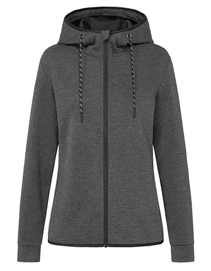 Recycled Scuba Jacket Women - Anthra Heather