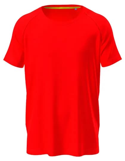 Mesh Raglan - Scarlet Red