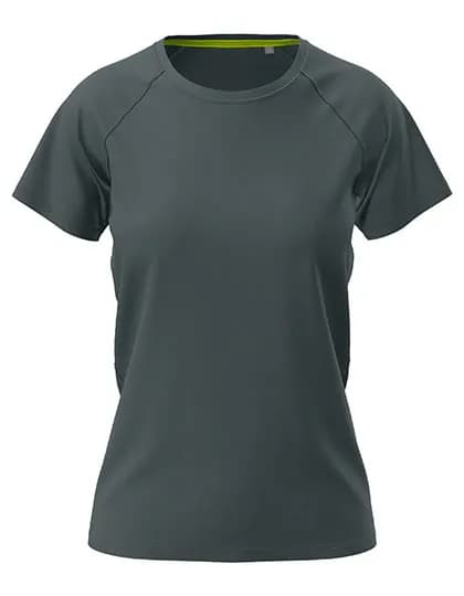 Mesh Raglan Women - Slate Grey (Solid)