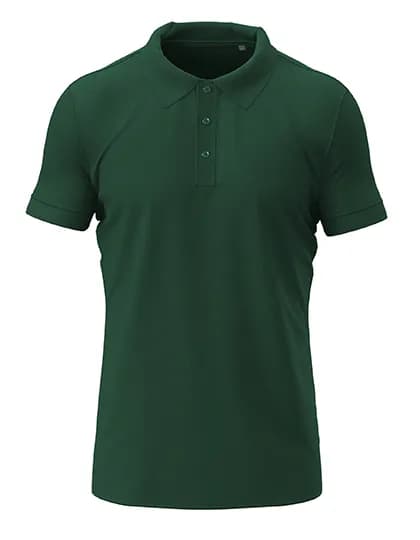 Stretch Polo - Bottle Green