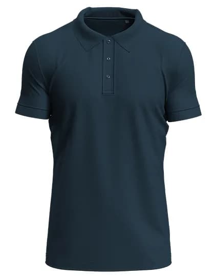 Stretch Polo - Marina Blue