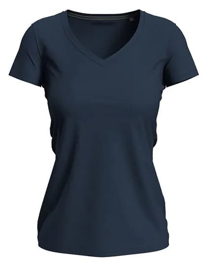 Stretch-T V-Neck Women - Blue Midnight