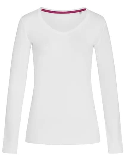 Stretch Long Sleeve Women - White