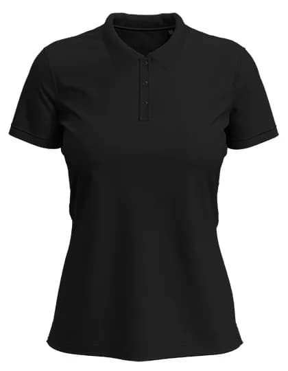 Stretch Polo - Black Opal