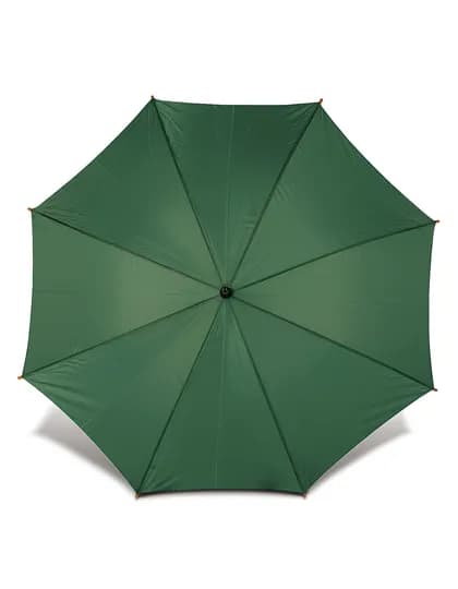 Automatik-Holzstockschirm Cork - Dark Green