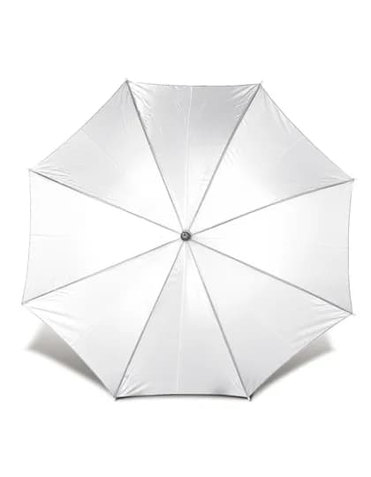 Automatik-Holzstockschirm Cork - White