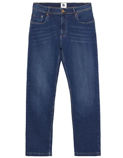Leo Straight Jeans - Dark Blue Wash