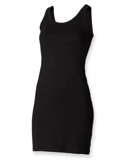 Women´s Stretch Vest Dress - Black