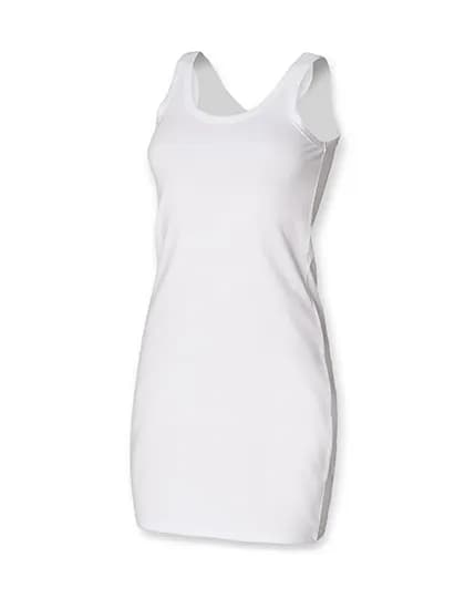 Women´s Stretch Vest Dress - White