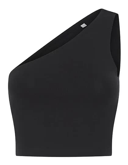 Women´s One Shoulder Top - Black