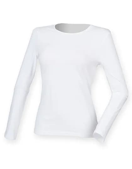 Women´s Feel Good Long Sleeved Stretch T - White