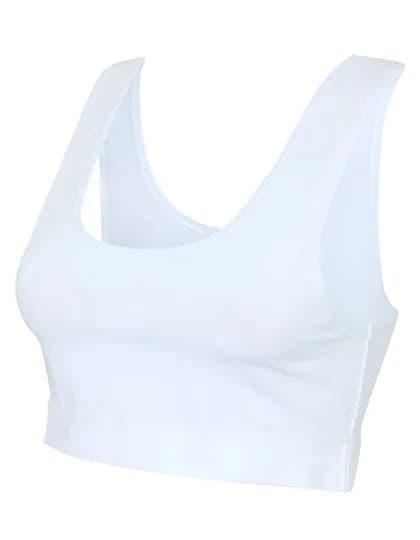 Women´s Fashion Crop Top - White/White