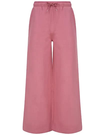Women´s Sustainable Fashion Wide Leg Joggers - Dusky Pink