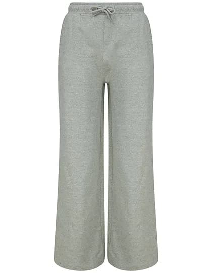 Women´s Sustainable Fashion Wide Leg Joggers - Heather Grey