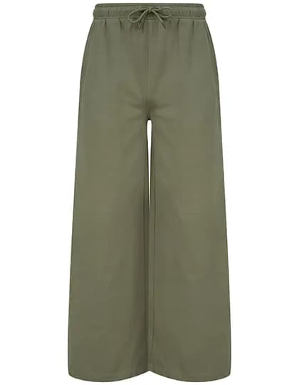 Women´s Sustainable Fashion Wide Leg Joggers - Khaki