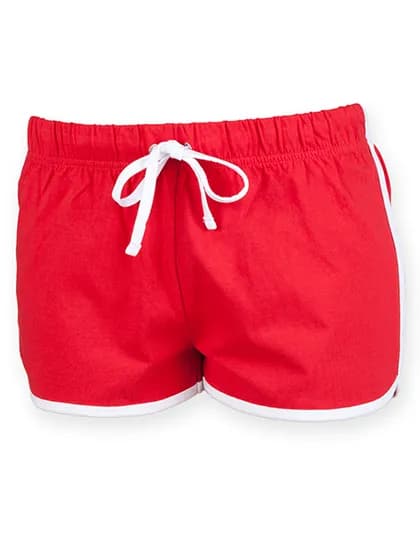 Women´s Retro Shorts - Red/White