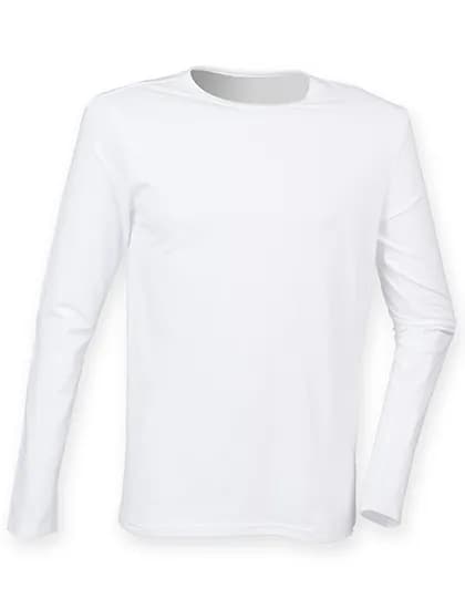 Men´s Feel Good Long Sleeved Stretch T - White