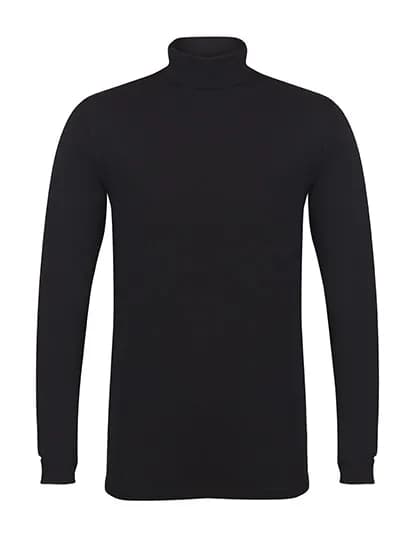 Men´s Feel Good Stretch Roll Neck Top - Black