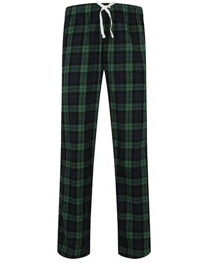 Men´s Tartan Lounge Pants - Navy-Green Check