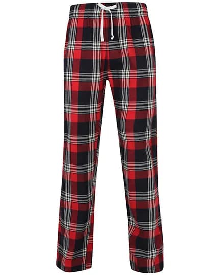 Men´s Tartan Lounge Pants - Red-Navy Check