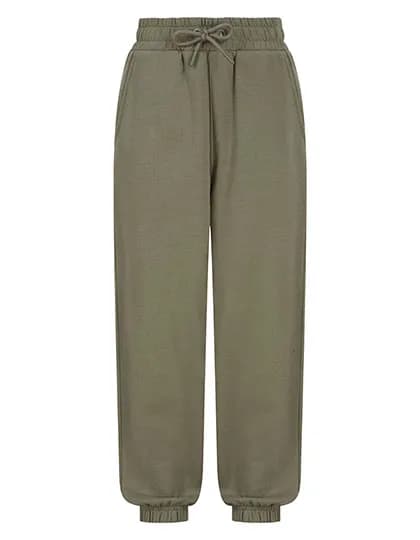 Kids Sustainable Fashion Cuffed Joggers - Khaki