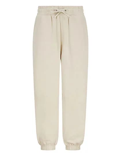 Kids Sustainable Fashion Cuffed Joggers - Light Stone