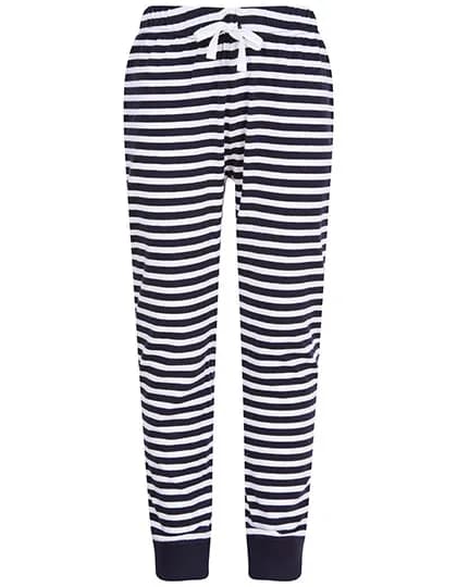 Kids´ Cuffed Lounge Pants - Navy/White Stripes