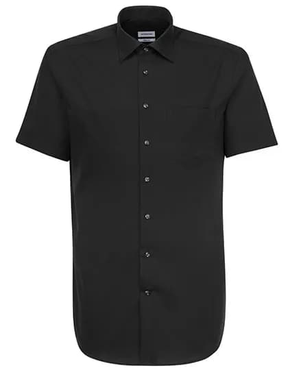 Men´s Shirt Regular Fit Short Sleeve - Black