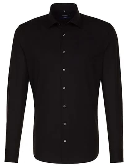 Men´s Shirt Shaped Fit Long Sleeve - Black