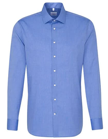 Men´s Shirt Shaped Fit Long Sleeve - Mid Blue