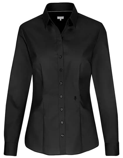 Women´s Blouse Slim Fit Long Sleeve - Black